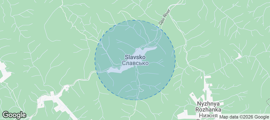 Slavs'ke Airbnb map